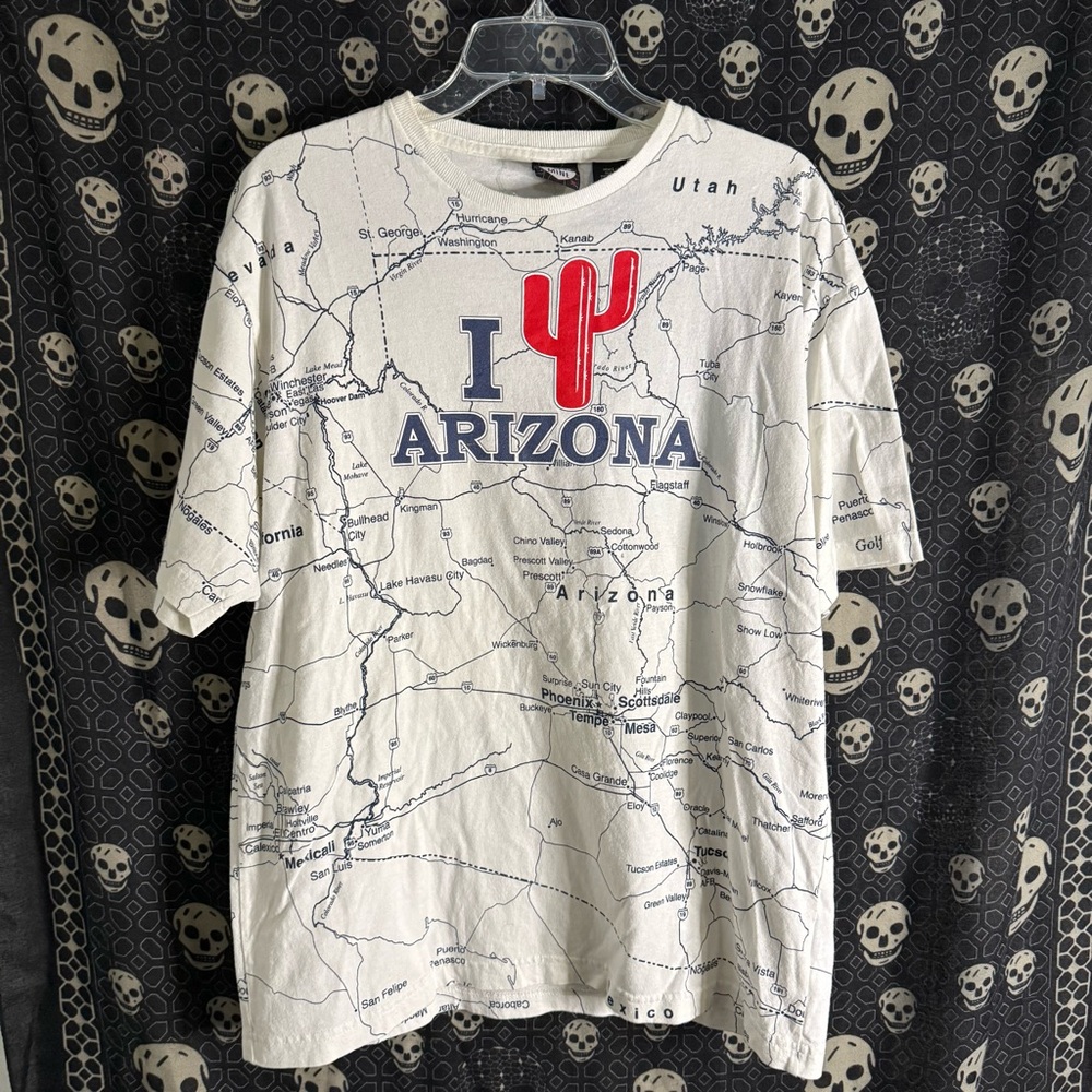 I Arizona Map Graphic T-Shirt